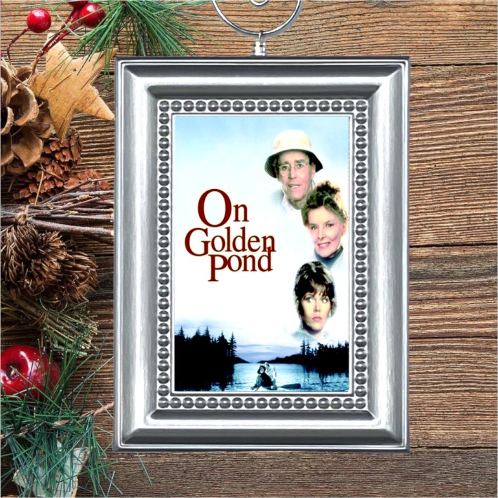 On Golden Pond Katharine Hepburn Retro Nostalgic Christmas Tree Ornament